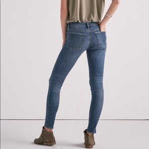 Lucky Brand Ava Mid Rise Super Skinny Jean in Rye